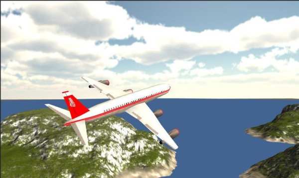 Fly Airplane Simulator 3D 2015 screenshot 5