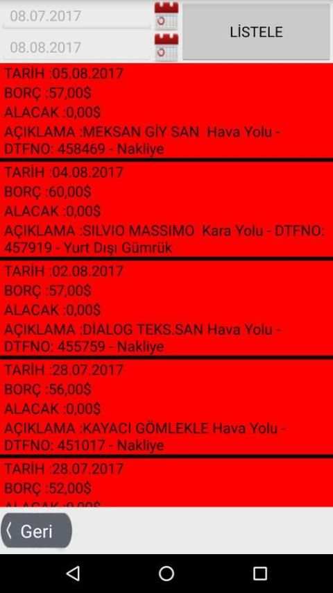 Taha Kargo Mobil Takip screenshot 2