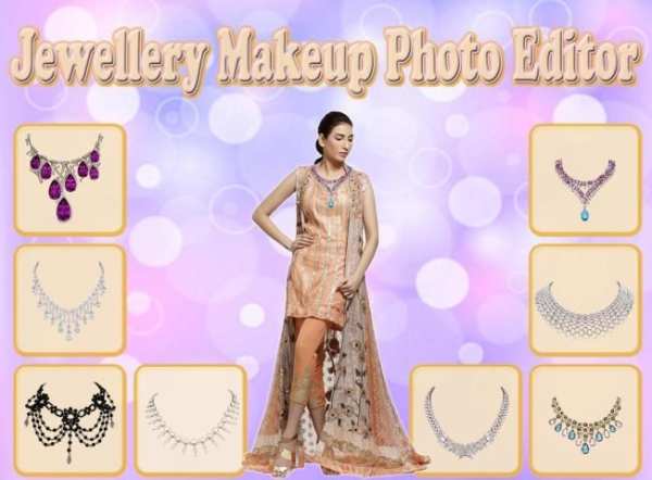 Jewellery Makeup Photo Editor screenshot 1