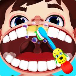 Crazy dentist games with surgery braces for kids