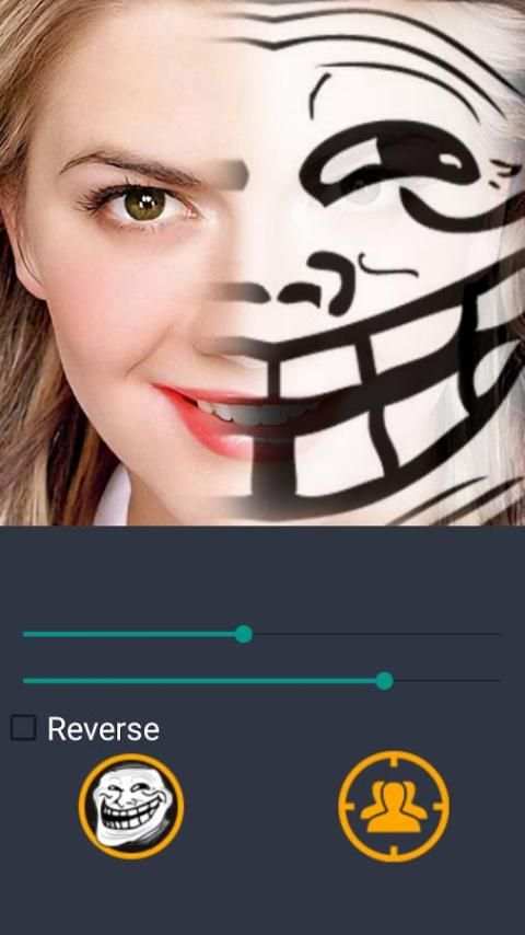 Troll Face PhotoMix screenshot 1
