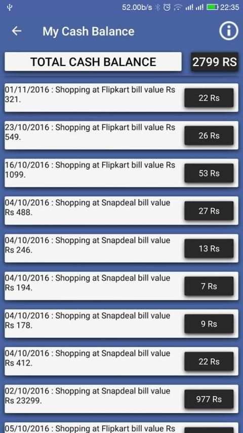 PaisaBackApp Free Cash Reward for Shopping Online screenshot 2