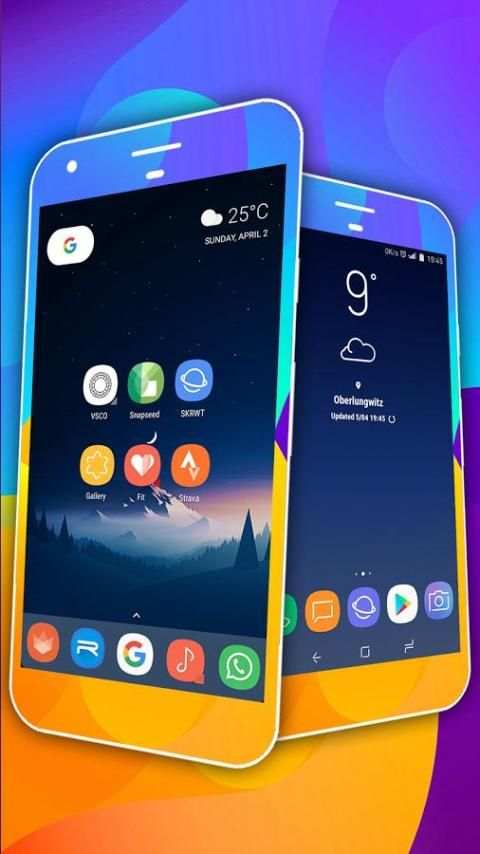 S8 Launcher Pro, Galaxy theme - New Theme 2017 screenshot 2