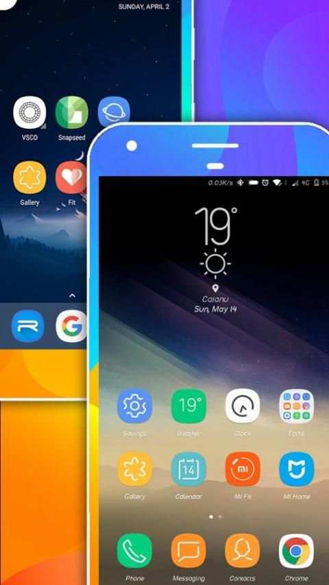 S8 Launcher Pro, Galaxy theme - New Theme 2017 screenshot 3