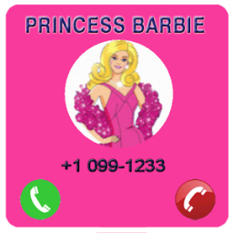 Fake call from Princess Barbie icon