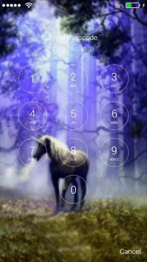 Unicorn Lock Screen Mythical screenshot 5