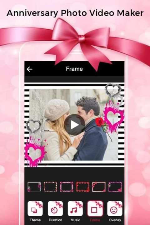 Anniversary Photo Video Maker With Music screenshot 2