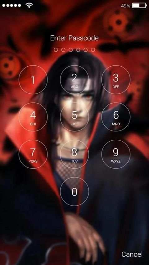 Narut Sharingan Lock Screen Clan скриншот 4
