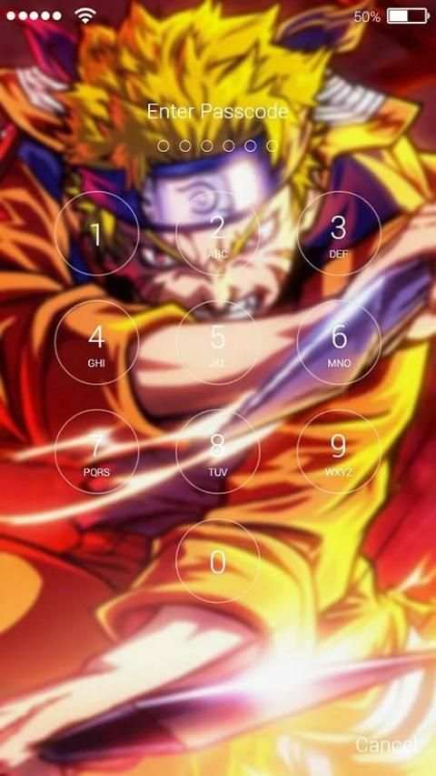 Narut Sharingan Lock Screen Clan скриншот 1