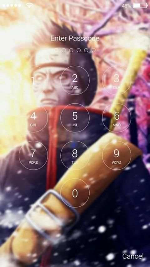 Narut Sharingan Lock Screen Clan скриншот 2