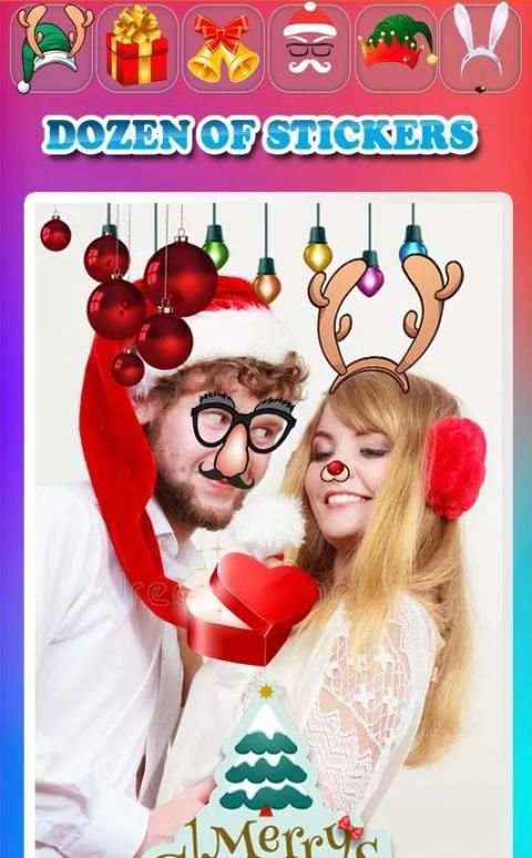 Christmas Camera Photo Sticker : Face Photo Editor screenshot 3