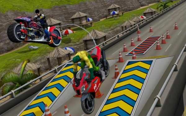 Chained Bike Racing: Extreme Moto Stunts 3D screenshot 12