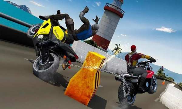 Chained Bike Racing: Extreme Moto Stunts 3D screenshot 14