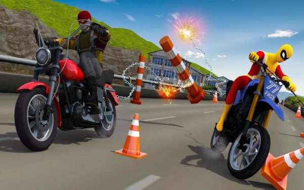 Chained Bike Racing: Extreme Moto Stunts 3D screenshot 7