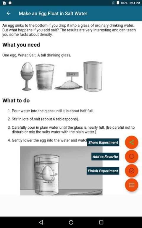 Science Experiments for Students screenshot 1
