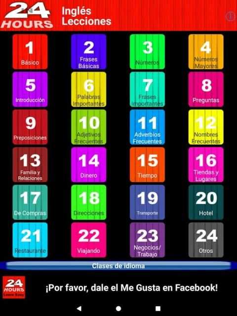En 24 Horas Aprender Idiomas inglés, alemán etc. screenshot 2