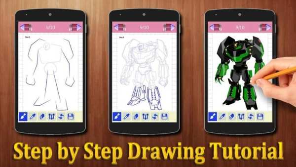 How to Draw Robot Transformers 4 تصوير الشاشة