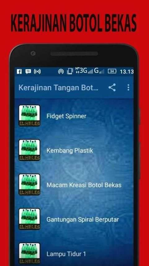 Kreasi dari Botol Plastik screenshot 3