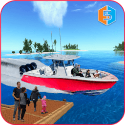 Power boat: Crazy Taxi Sim icon