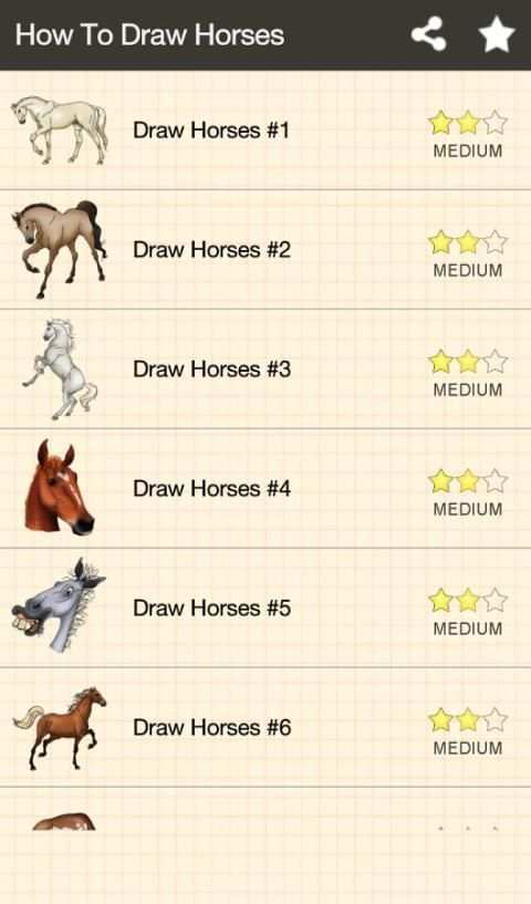 How To Draw Horses 6 تصوير الشاشة