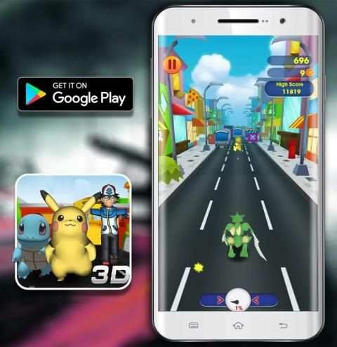 Temple Pikachu Subway and Squirtle Run screenshot 2