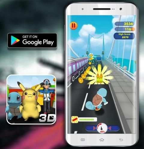 Temple Pikachu Subway and Squirtle Run screenshot 4