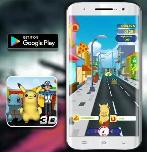 Temple Pikachu Subway and Squirtle Run screenshot 6