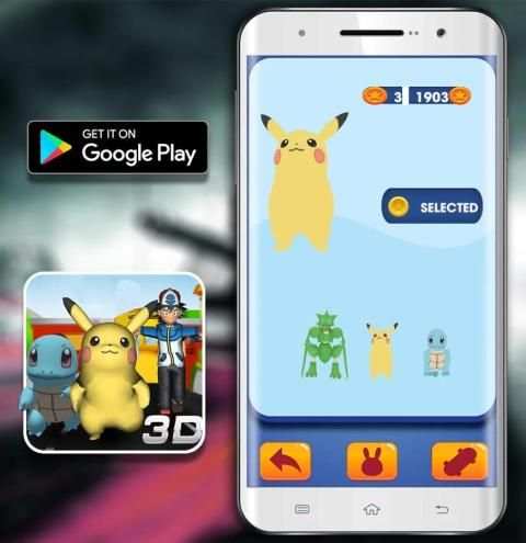 Temple Pikachu Subway and Squirtle Run screenshot 3