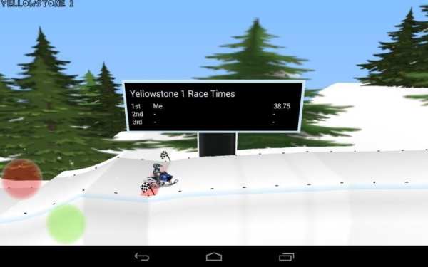 Snowmobile Hill Racing скриншот 5