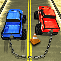 Chained Cars Racing Games Stunt Truck Driver 3D icon