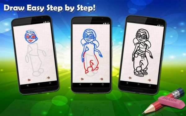 Drawing Lessons Subway Surfers screenshot 3