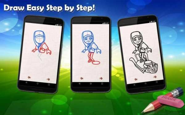 Drawing Lessons Subway Surfers screenshot 2