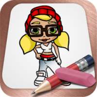 Drawing Lessons Subway Surfers on 9Apps