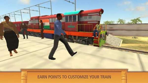Local Indian Train Driving Sim स्क्रीनशॉट 2
