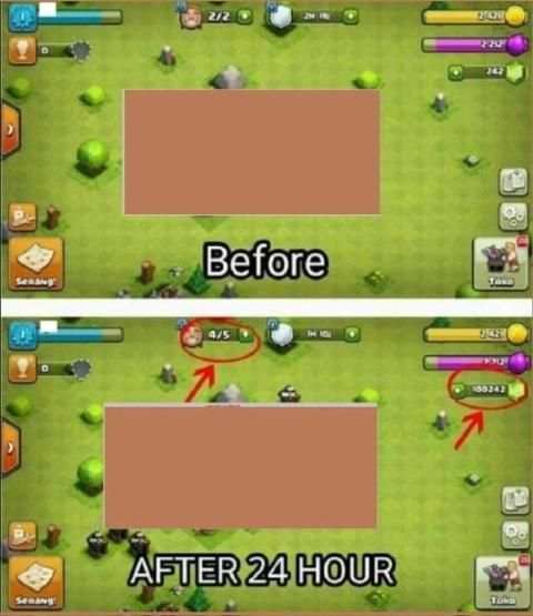 Hack for Clash Of Clans Unlimited Gems App (Prank) скриншот 1