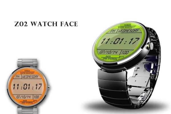 Watch Face Z02 Android Wear screenshot 1