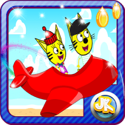 Little три кота flying أيقونة