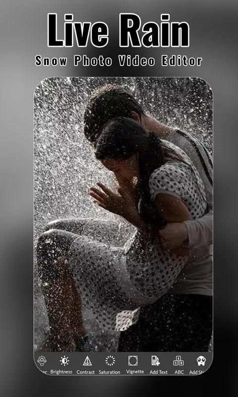 Live Rain Snow Photo Video Editor स्क्रीनशॉट 2