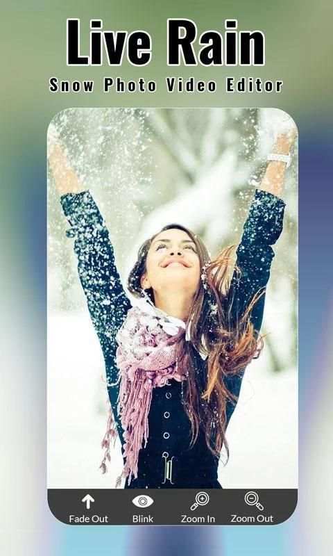 Live Rain Snow Photo Video Editor स्क्रीनशॉट 7