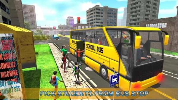 Modern City School Coach Bus Driving Simulator 17 screenshot 3