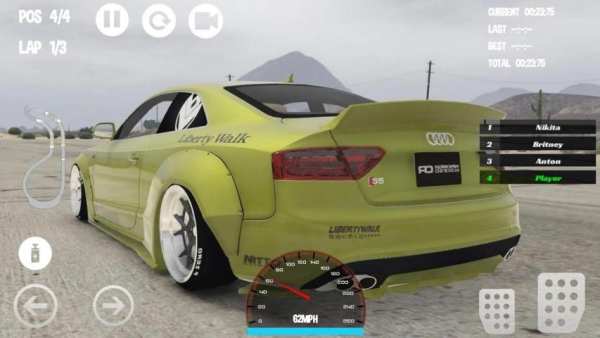 Car Racing Audi Game скриншот 1