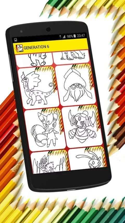 Coloring Book for Pokemo Monsters screenshot 1
