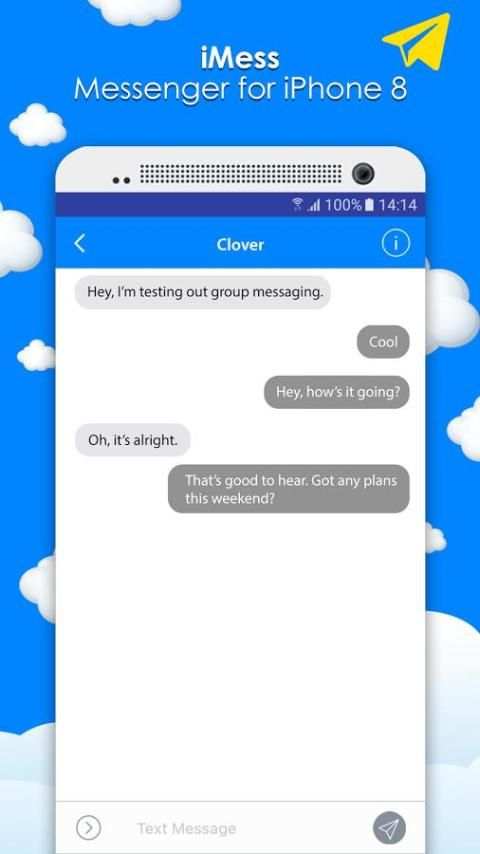 iMess - Messenger for iPhone 8 screenshot 2