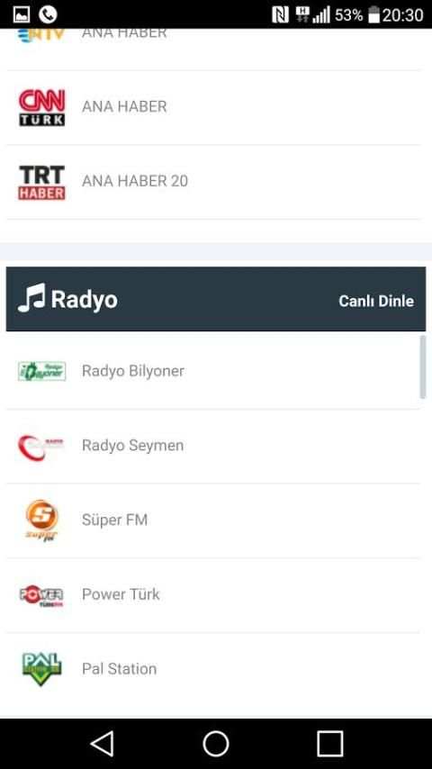 Canlı TV ve Radyo Dinle screenshot 7