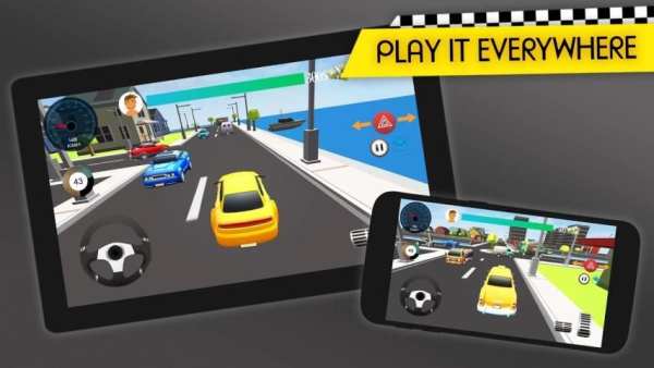 Real Car Taxi Driver : Traffic Simulator 2017 3D screenshot 8