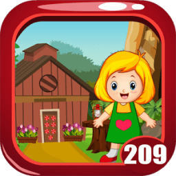 Cute Little Girl Rescue Game Kavi - 209 icon