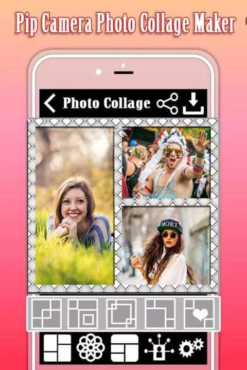 PIP Camera Photo Collage Maker स्क्रीनशॉट 2