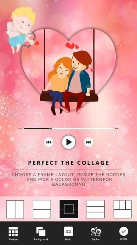 Love Video Collage - Slideshow Maker screenshot 6