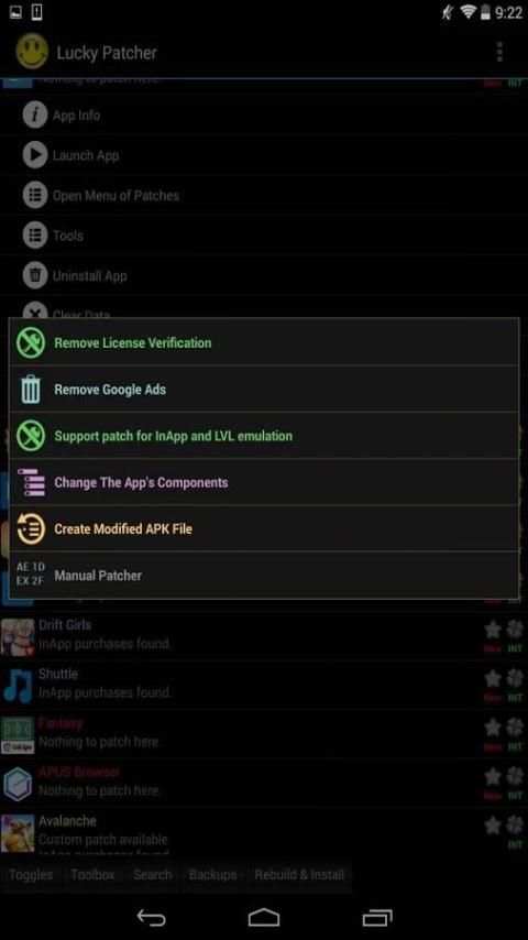 Lucky Patcher 3 تصوير الشاشة
