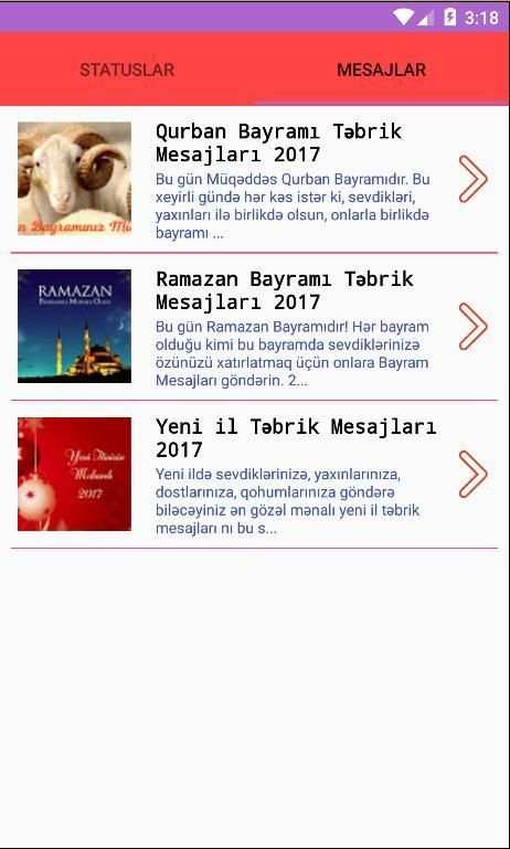 Watsap və Facebok üçün Stasuslar screenshot 3